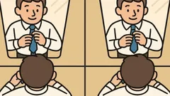 Hjärngympa: Kan du hitta tre skillnader i bilden på mannen med slips på 45 sekunder?