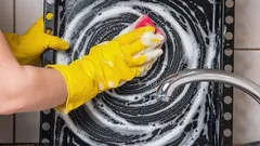 Ren plåt utan kemikalier: 3 sätt att bli av med ingrodd fett