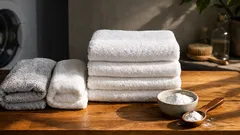 Så får du vita handdukar vita igen – 4 matskedar bikarbonat som gör skillnad